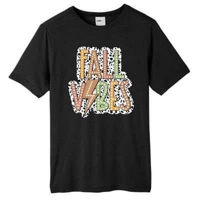 Fall Vibes Retro Autumn Patterns Tall Fusion ChromaSoft Performance T-Shirt