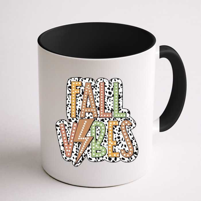 Fall Vibes Retro Autumn Patterns Mug