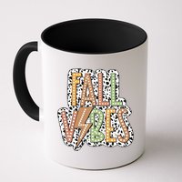 Fall Vibes Retro Autumn Patterns Mug
