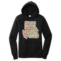 Fall Vibes Retro Autumn Patterns Women's Pullover Hoodie