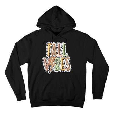 Fall Vibes Retro Autumn Patterns Tall Hoodie