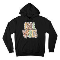 Fall Vibes Retro Autumn Patterns Tall Hoodie