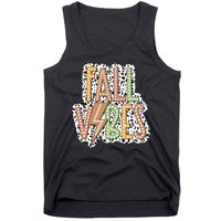 Fall Vibes Retro Autumn Patterns Tank Top