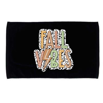 Fall Vibes Retro Autumn Patterns Microfiber Hand Towel