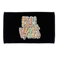 Fall Vibes Retro Autumn Patterns Microfiber Hand Towel
