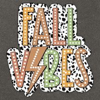 Fall Vibes Retro Autumn Patterns Cotton Canvas Backpack