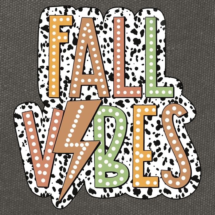 Fall Vibes Retro Autumn Patterns Cotton Canvas Backpack