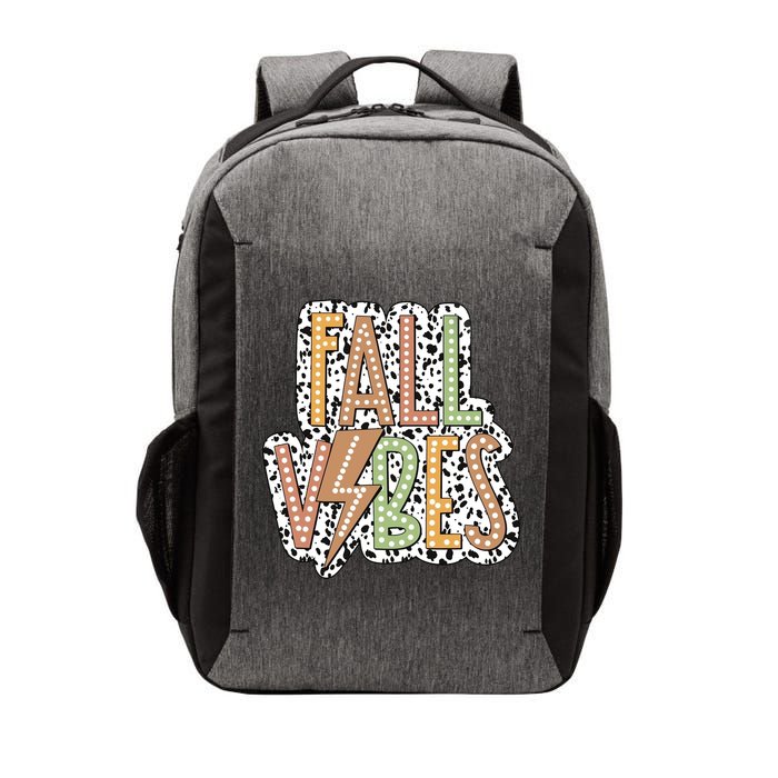Fall Vibes Retro Autumn Patterns Vector Backpack
