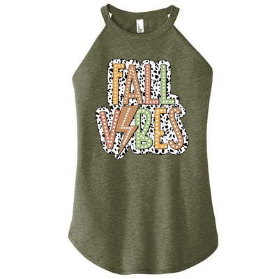 Fall Vibes Retro Autumn Patterns Women's Perfect Tri Rocker Tank