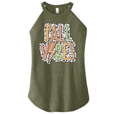 Fall Vibes Retro Autumn Patterns Women's Perfect Tri Rocker Tank