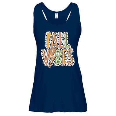 Fall Vibes Retro Autumn Patterns Ladies Essential Flowy Tank