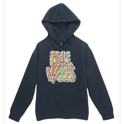 Fall Vibes Retro Autumn Patterns Urban Pullover Hoodie