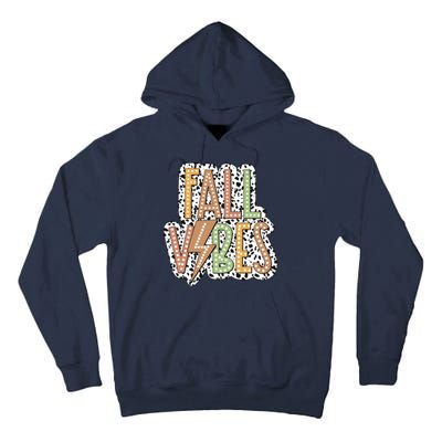 Fall Vibes Retro Autumn Patterns Tall Hoodie