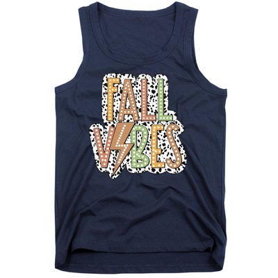 Fall Vibes Retro Autumn Patterns Tank Top