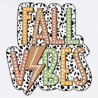 Fall Vibes Retro Autumn Patterns Garment-Dyed Sweatshirt