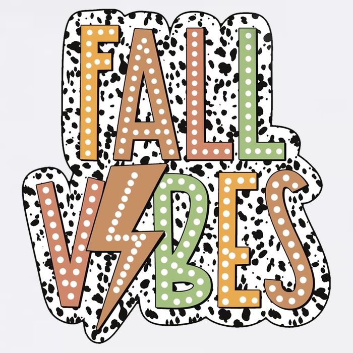 Fall Vibes Retro Autumn Patterns Garment-Dyed Sweatshirt