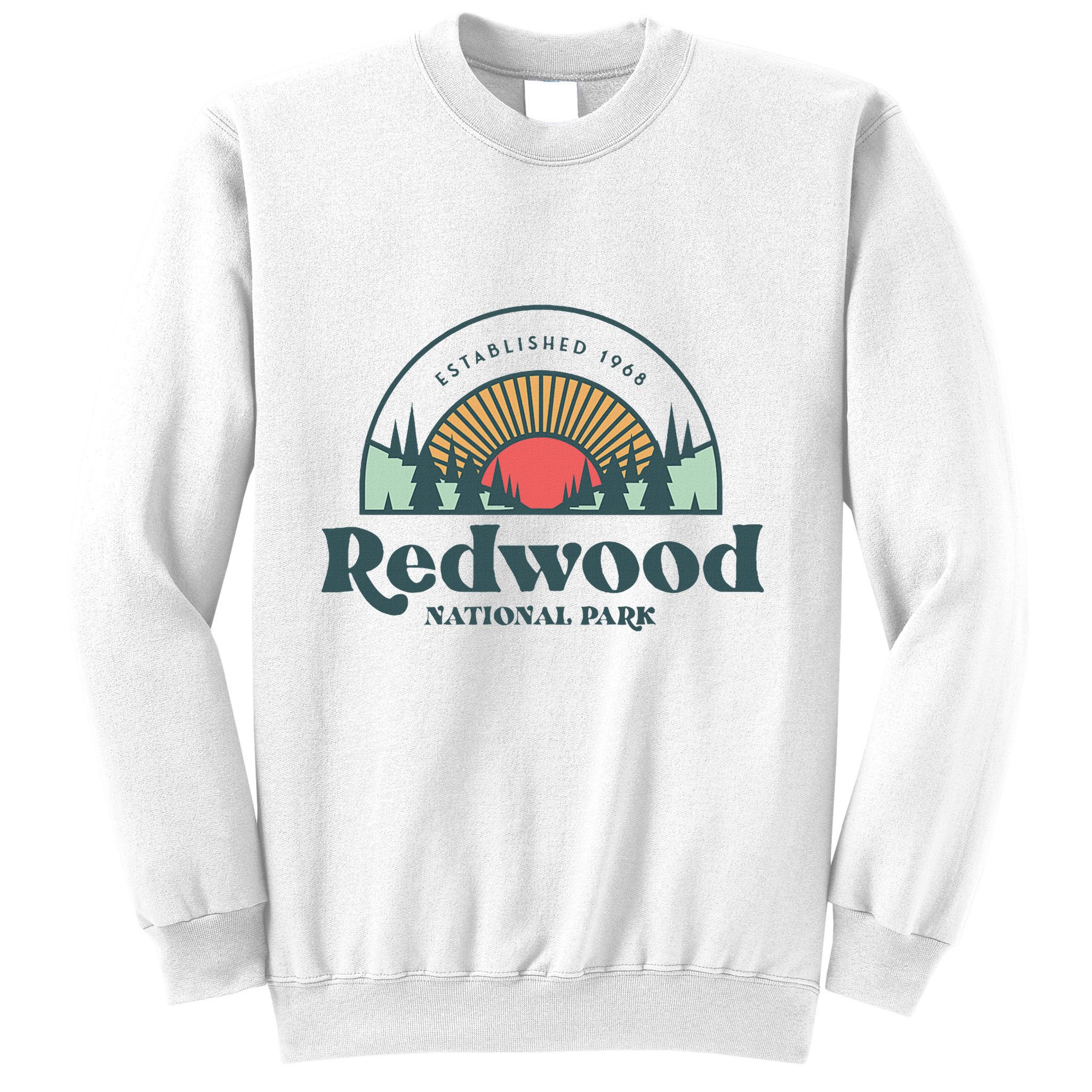 Family Vacation Retro Redwood National Park Sweatshirt