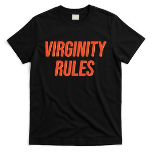 Funny Virginity Rules Funny Virgin Men Women T-Shirt