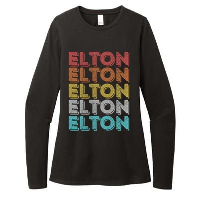 Funny Vintage Retro Elton Gift Womens CVC Long Sleeve Shirt