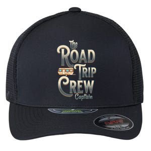 Family Vacation Road Trip Crew Captain Travel Trailer Meaningful Gift Flexfit Unipanel Trucker Cap