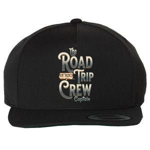 Family Vacation Road Trip Crew Captain Travel Trailer Meaningful Gift Wool Snapback Cap