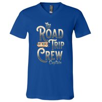 Family Vacation Road Trip Crew Captain Travel Trailer Meaningful Gift V-Neck T-Shirt