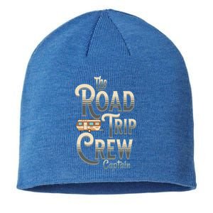 Family Vacation Road Trip Crew Captain Travel Trailer Meaningful Gift Sustainable Beanie