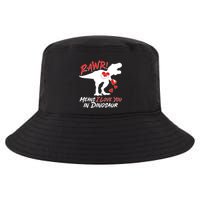 Funny Valentine Rawr Means I Love You In Dinosaur Trex Dinosaur Cool Comfort Performance Bucket Hat