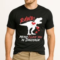 Funny Valentine Rawr Means I Love You In Dinosaur Trex Dinosaur Cooling Performance Crew T-Shirt