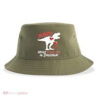 Funny Valentine Rawr Means I Love You In Dinosaur Trex Dinosaur Sustainable Bucket Hat