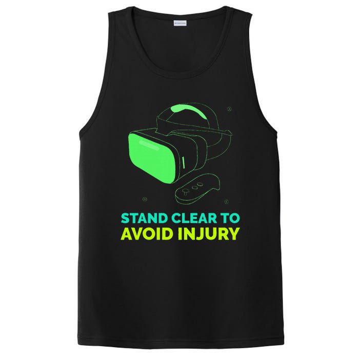 Funny Virtual Reality Hazard Vr Stay Clear To Avoid Injury PosiCharge Competitor Tank