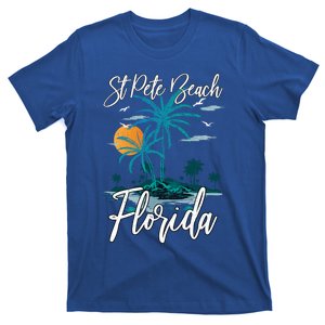 Family Vacation Retro Sunset Florida St Pete Beach Gift T-Shirt