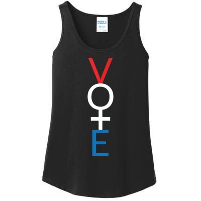 Feminist Vote Red White Blue Voting Election Gift Ladies Essential Tank