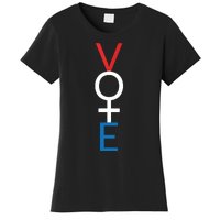 Feminist Vote Red White Blue Voting Election Gift Women's T-Shirt