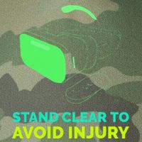 Funny Virtual Reality Hazard VR Stay Clear To Avoid Injury Legacy Tie Dye Trucker Hat