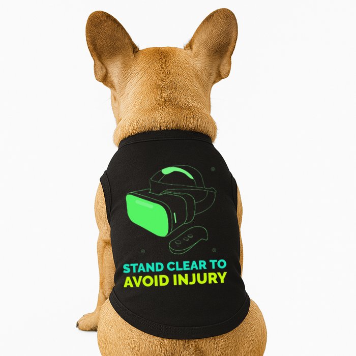 Funny Virtual Reality Hazard VR Stay Clear To Avoid Injury Doggie Tank
