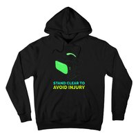 Funny Virtual Reality Hazard VR Stay Clear To Avoid Injury Hoodie