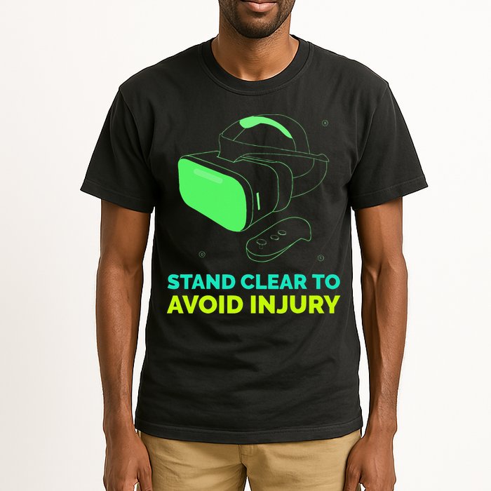 Funny Virtual Reality Hazard VR Stay Clear To Avoid Injury Tall T-Shirt