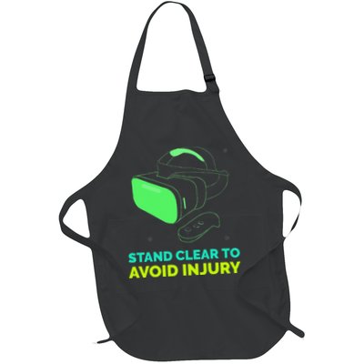 Funny Virtual Reality Hazard VR Stay Clear To Avoid Injury Apron