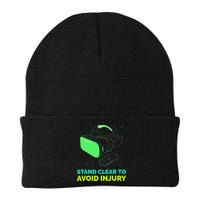 Funny Virtual Reality Hazard VR Stay Clear To Avoid Injury Beanie