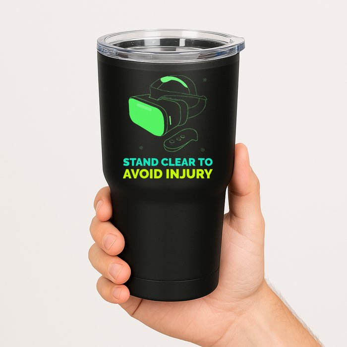Funny Virtual Reality Hazard VR Stay Clear To Avoid Injury Tumbler