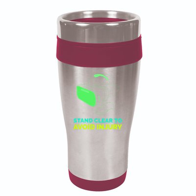 Funny Virtual Reality Hazard VR Stay Clear To Avoid Injury 16oz Travel Tumbler