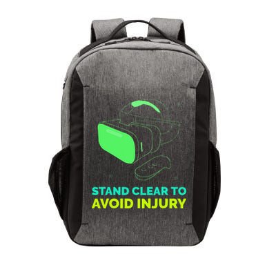 Funny Virtual Reality Hazard VR Stay Clear To Avoid Injury Vector Backpack