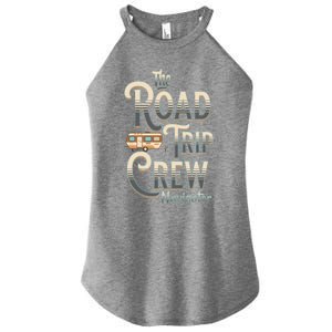 Family Vacation Road Trip Crew Navigator Travel Trailer Gift Women's Perfect Tri Rocker Tank