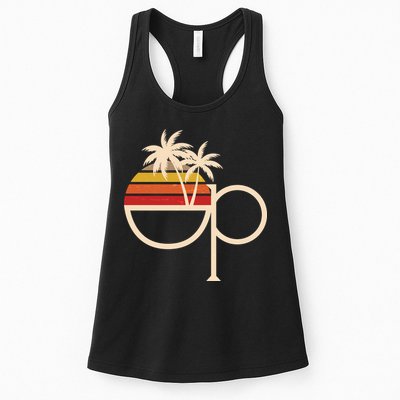 Funny Vintage Retro OP Ocean Pacific Logo Womens Tank Top