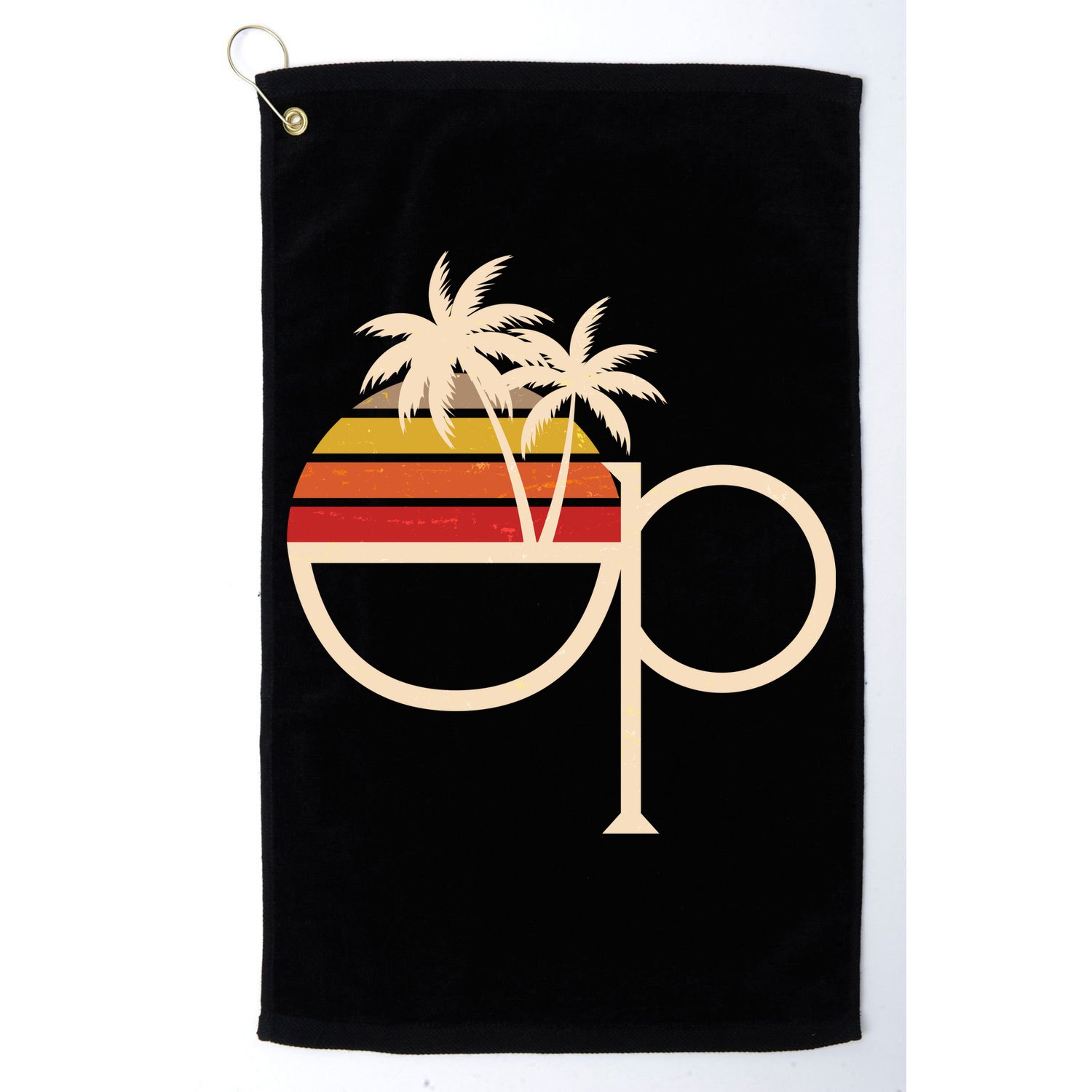 Funny Vintage Retro OP Ocean Pacific Logo Golf Towel
