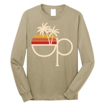 Funny Vintage Retro OP Ocean Pacific Logo Long Sleeve Shirt