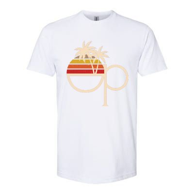 Funny Vintage Retro OP Ocean Pacific Logo Softstyle® CVC T-Shirt