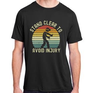 Funny Virtual Reality Vr Stay Clear To Avoid Injury Adult ChromaSoft Performance T-Shirt