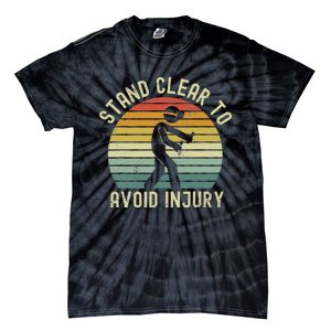 Funny Virtual Reality Vr Stay Clear To Avoid Injury Tie-Dye T-Shirt